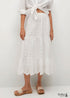 Boho Skirts in Mariana in Lace White, Purple and Black For Women